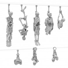 1/48 Resin Hanging Skeletons for Dioramas (8pcs)