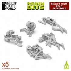 1/48 Dead Skeletons (5pcs)