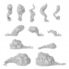 1/48 Resin Smoke and Stun Grenades for Dioramas