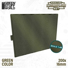 1/48 Miniature Camouflage Nets #Green (200x160mm)