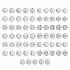 Mecha Model Detail Parts - Round Rivets with 3mm Gundam Pegs