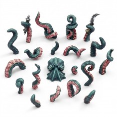 1/48-1/35 Resin Kraken Tentacles for Dioramas