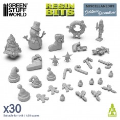 1/48 - 1/35 Christmas Decorations set (30pcs)