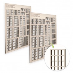 Industrial Miniature Windows - Large for Diorama Buildings