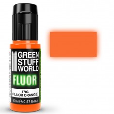 UV-Reactive Fluorescent Acrylic Model Paint - Orange (17ml)