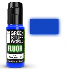 UV-Reactive Fluorescent Acrylic Model Paint - Blue (17ml)