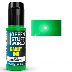 Transparent Gloss Candy Acrylic Ink for Models - Jade Green (17ml)