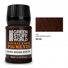 Model Weathering Pigment Powder - Dark Brown Earth (30ml)