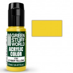 Maxx Formula Matt Acrylic Model Paint - Cyber Yellow (17ml)