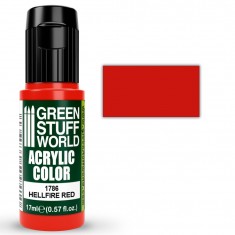 Maxx Formula Matt Acrylic Model Paint - Hellfire Red (17ml)