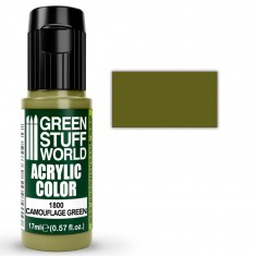 Maxx Formula Matt Acrylic Model Paint - Camouflage Green (17ml)