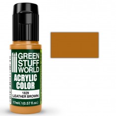 Maxx Formula Matt Acrylic Model Paint - Leather Brown (17ml)