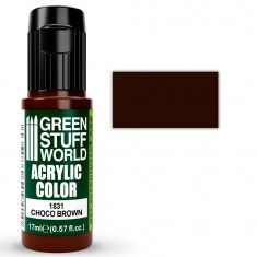 Maxx Formula Matt Acrylic Model Paint - Choco Brown (17ml)