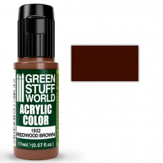 Maxx Formula Matt Acrylic Model Paint - Redwood Brown (17ml)