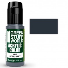 Maxx Formula Matt Acrylic Model Paint - Steel Grey (17ml)