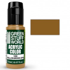 Maxx Formula Matt Acrylic Model Paint - Yellow-Brown Ops (17ml)