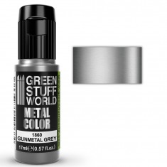 Metallic Gun Metal Grey Acrylic Paint (17ml)