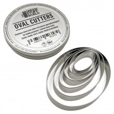 Oval Cutters for Modelling Clay and Miniature Bases