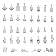1/48-1/35 Resin Potion and Liquor Bottles for Dioramas