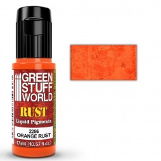Liquid Weathering Pigments for Models - Orange Rust
