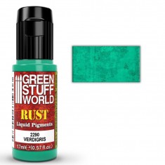 Liquid Weathering Pigments for Models - Verdigris