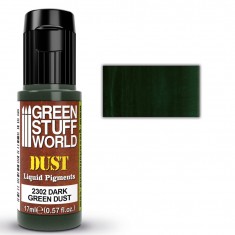 Liquid Weathering Pigments for Models - Dark Green Dust