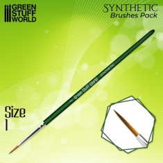 Green Series Synthetic Brush - Size 1