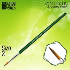 Green Series Synthetic Brush - Size 2