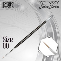 Silver Series Kolinsky Brush - Size 00