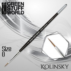 Silver Series Kolinsky Brush - Size 0
