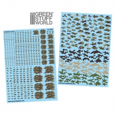 Classic Forest Camo Decals (2 A5 Sheets)