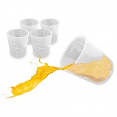 5pcs Disposable Measuring Cups 100ml