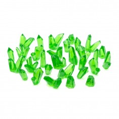 Green Resin Crystals - Medium for Dioramas and Scenery (30pcs)