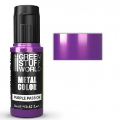 Vivid Metallic Acrylic Paint - Purple Passion for Miniature Painting (17ml)