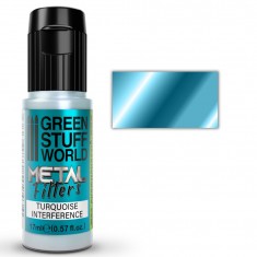 Acrylic Metal Filters - Turquoise Interference (17ml)