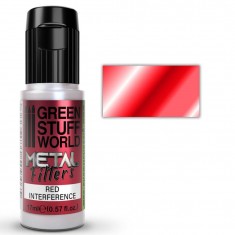 Acrylic Metal Filters - Red Interference (17ml)
