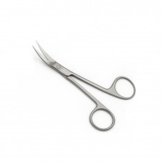 Carbon Steel Hobby Scissors with Fine Curved Tips (11.5cm)