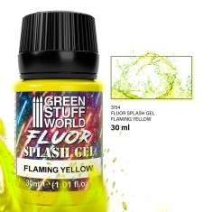 Acrylic Splash Gel - Flaming Yellow for Models and Dioramas (30ml)