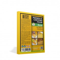Phenolic Carving Foam 4mm - A5 Size for Model Making