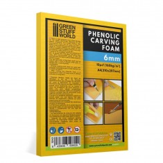 Phenolic Carving Foam 6mm - A4 Size for Model Making