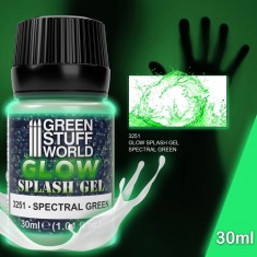 Acrylic Splash Gel - Spectral Green for Models and Dioramas (30ml)