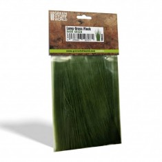 Long Grass Flock 100mm - Dark Green for Diorama Scenery