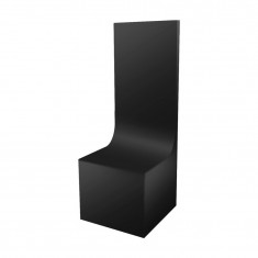 Backdrop Display Plinth Black (6 x 6 x 6cm)