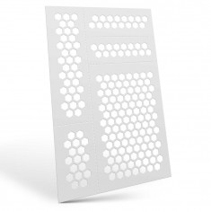Flexible Airbrush Masking Stencils - Hexagons S (6mm)