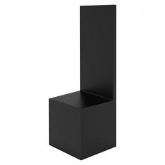 Straight Backdrop Plinths Black (7 x 7 x 6cm)