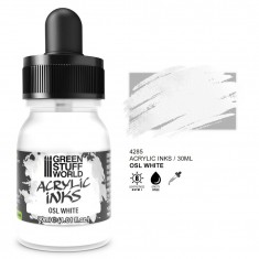 Acrylic Ink Opaque - OSL White for Miniature Painting (30ml)