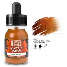 Acrylic Ink Opaque - Light Brown for Miniature Painting (30ml)