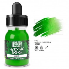 Acrylic Ink Opaque - Green for Miniature Painting (30ml)