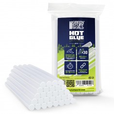Hot Glue Sticks (Clear, 11 x 190mm, 30pcs)
