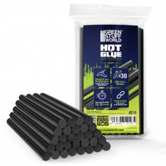 Hot Glue Sticks (Black, 11 x 190mm, 30pcs)
